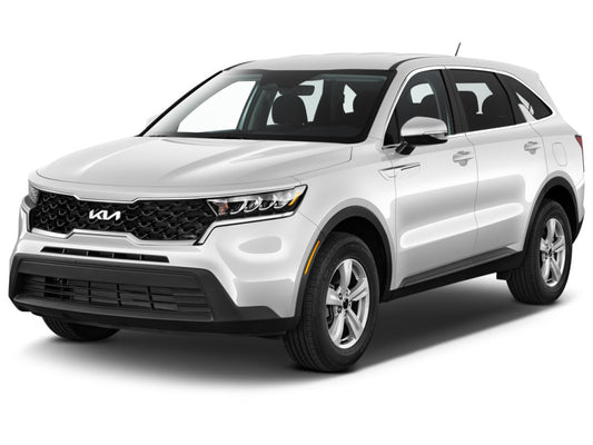 2023 Kia Sorento LX - vehículo de renta sobre fondo blanco