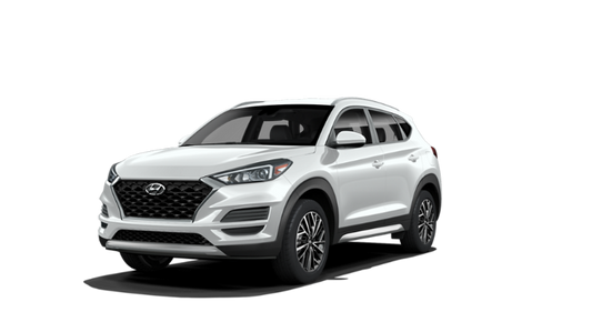 2021 Hyundai Tucson SEL - vehículo de renta sobre fondo blanco